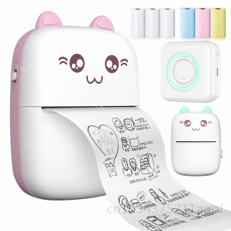Portable Mini Pocket Printer – Bluetooth Thermal Printer